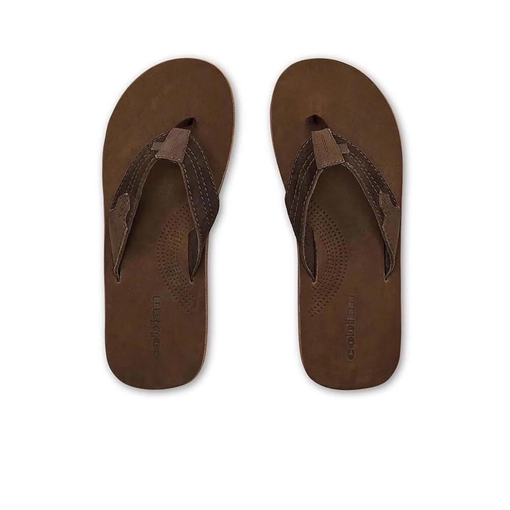 COBIAN Men's Lazo Brown Flip Flop Sandals LZO24-200 Size 8 - Picture 5 of 11